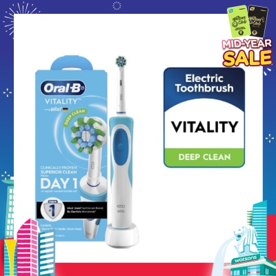 ORAL-B Power Rechargeable Toothbrush Vitality PRO CrossAction 1 Count