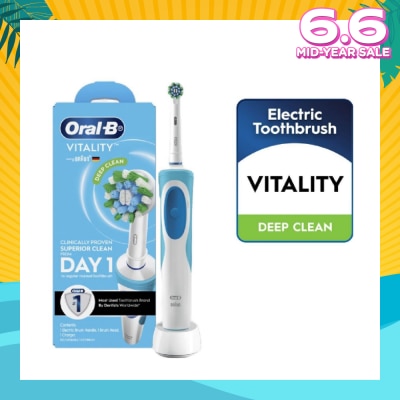 ORAL-B Power Rechargeable Toothbrush Vitality PRO CrossAction 1 Count