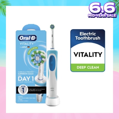 ORAL-B Power Rechargeable Toothbrush Vitality PRO CrossAction 1 Count