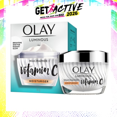OLAY - Luminous Niacinamide + Vitamin C Brightening Day Moisturiser For Face Cream Skincare 50g image