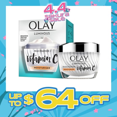 OLAY - Luminous Niacinamide + Vitamin C Brightening Day Moisturiser For Face Cream Skincare 50g