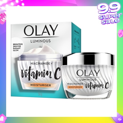 OLAY Luminous Niacinamide + Vitamin C Brightening Day Moisturiser For Face Cream Skincare 50g