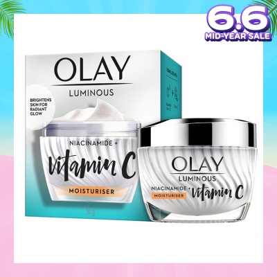 OLAY Luminous Niacinamide + Vitamin C Brightening Day Moisturiser For Face Cream Skincare 50g