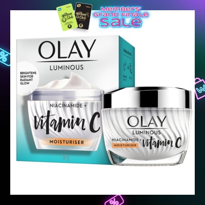 OLAY Luminous Niacinamide + Vitamin C Brightening Day Moisturiser For Face Cream Skincare 50g