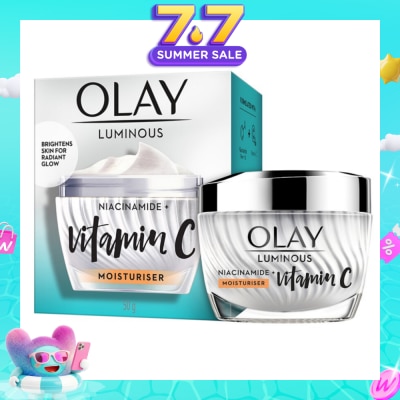 OLAY - Luminous Niacinamide + Vitamin C Brightening Day Moisturiser For Face Cream Skincare 50g