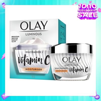 OLAY Luminous Niacinamide + Vitamin C Brightening Day Moisturiser For Face Cream Skincare 50g