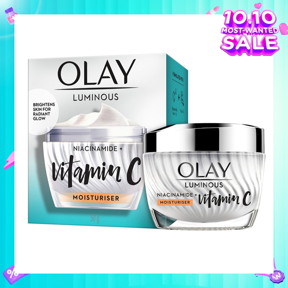 Luminous Niacinamide + Vitamin C Brightening Day Moisturiser For Face Cream Skincare 50g