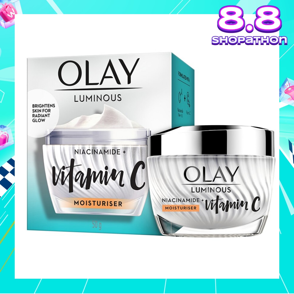 Luminous Niacinamide + Vitamin C Brightening Day Moisturiser For Face Cream Skincare 50g