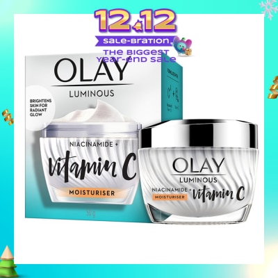 OLAY Luminous Niacinamide + Vitamin C Brightening Day Moisturiser For Face Cream Skincare 50g