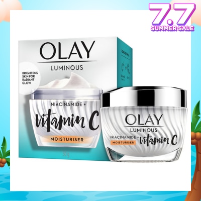 OLAY Luminous Niacinamide + Vitamin C Brightening Day Moisturiser For Face Cream Skincare 50g