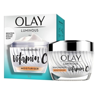 OLAY Luminous Niacinamide + Vitamin C Brightening Day Moisturiser For Face Cream Skincare 50g