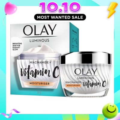 OLAY Luminous Niacinamide + Vitamin C Brightening Day Moisturiser For Face Cream Skincare 50g image
