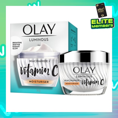 OLAY Luminous Niacinamide + Vitamin C Brightening Day Moisturiser For Face Cream Skincare 50g
