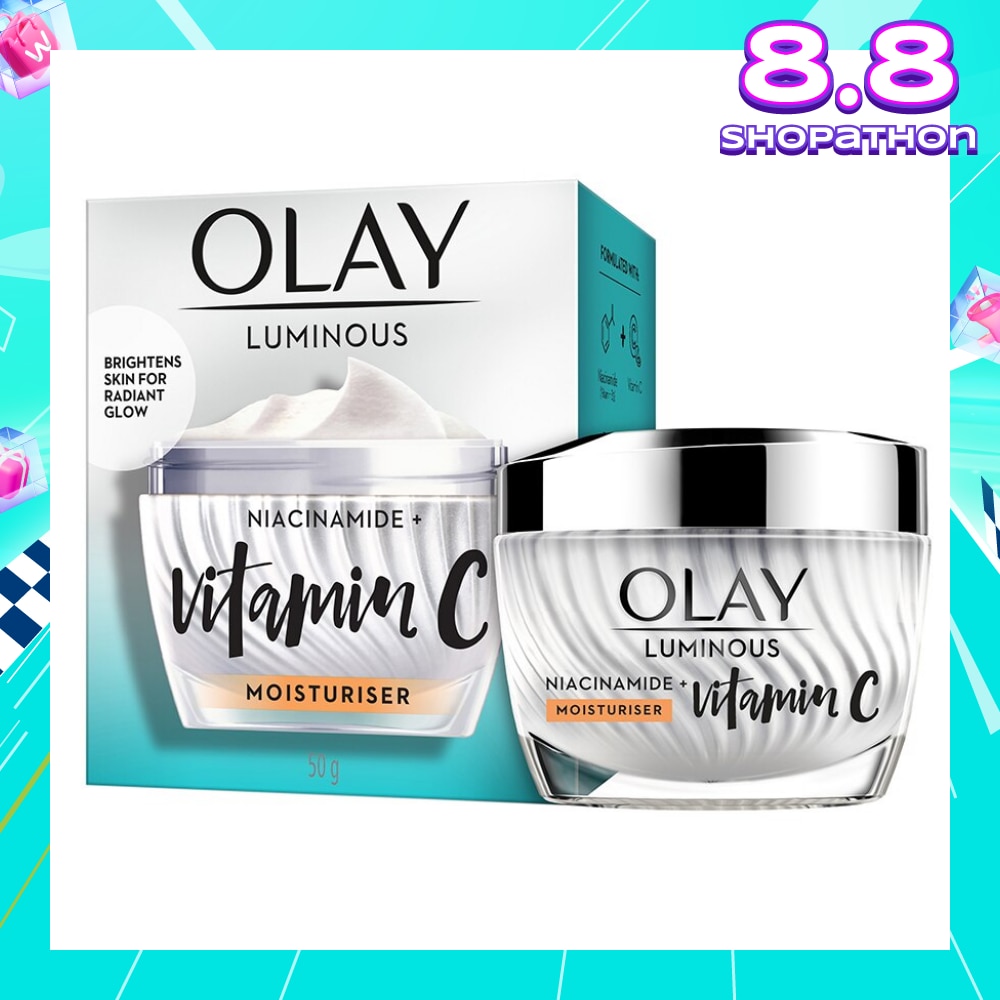 Luminous Niacinamide + Vitamin C Brightening Day Moisturiser For Face Cream Skincare 50g