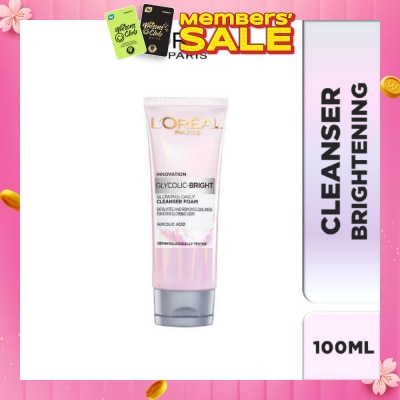 L'OREAL PARIS SKINCARE L'oreal Paris Daily Cleansing Foam 100ml (with brightening Glycolic Acid)
