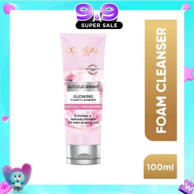L'OREAL PARIS SKINCARE - L'oreal Paris Daily Cleansing Foam 100ml (with brightening Glycolic Acid) image