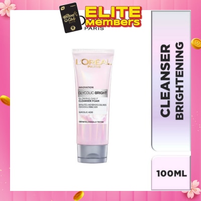 L'OREAL PARIS SKINCARE L'oreal Paris Daily Cleansing Foam 100ml (with brightening Glycolic Acid)