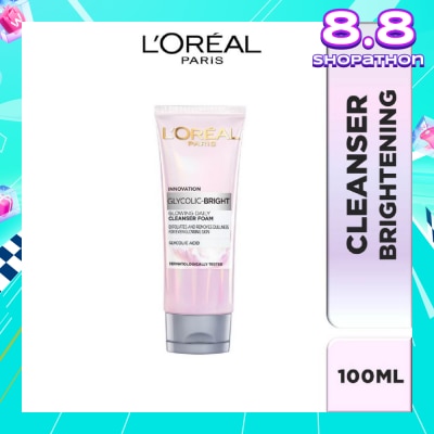 L'OREAL PARIS SKINCARE L'oreal Paris Daily Cleansing Foam 100ml (with brightening Glycolic Acid)