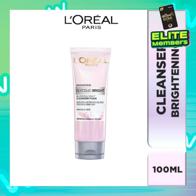 L'OREAL PARIS SKINCARE L'oreal Paris Daily Cleansing Foam 100ml (with brightening Glycolic Acid)