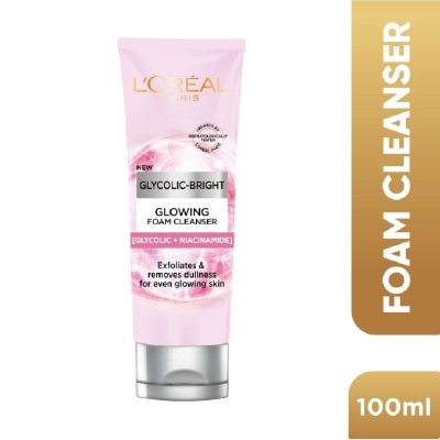 L'OREAL PARIS SKINCARE L'oreal Paris Daily Cleansing Foam 100ml (with brightening Glycolic Acid) image