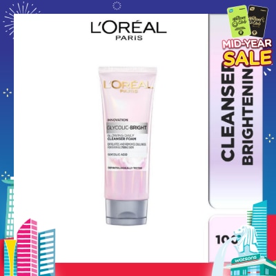 L'OREAL PARIS SKINCARE L'oreal Paris Daily Cleansing Foam 100ml (with brightening Glycolic Acid)