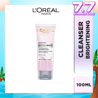 L'OREAL PARIS SKINCARE L'oreal Paris Daily Cleansing Foam 100ml (with brightening Glycolic Acid)
