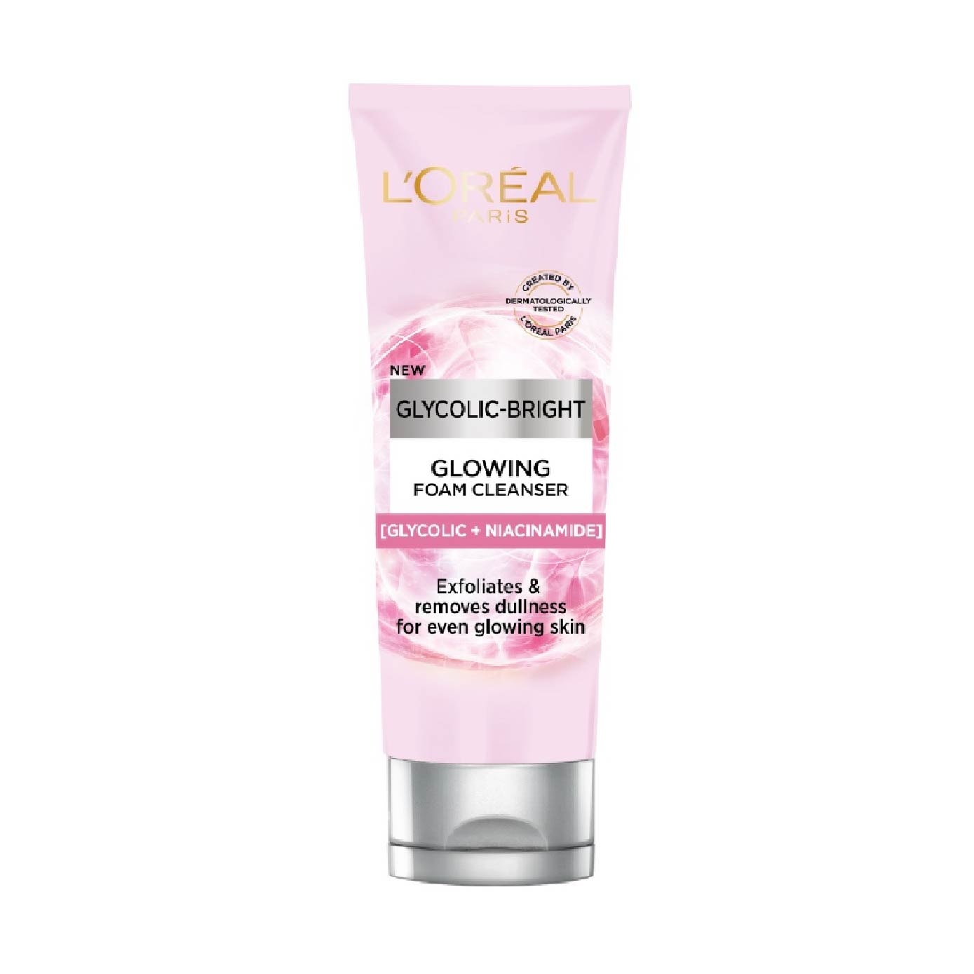 L'oreal Paris Daily Cleansing Foam 100ml (with brightening Glycolic Acid) image