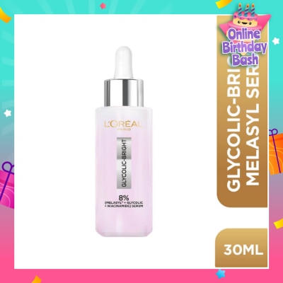 L'OREAL PARIS SKINCARE Glycolic Bright Instant Glowing Face Serum 30ml