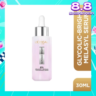 L'OREAL PARIS SKINCARE Glycolic Bright Instant Glowing Face Serum 30ml