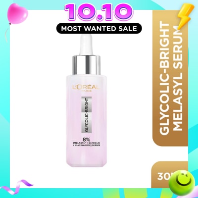 L'OREAL PARIS SKINCARE Glycolic Bright Instant Glowing Face Serum 30ml image