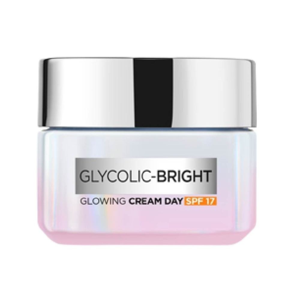 L'oreal Paris Glycolic Bright Glowing Day Cream 50ml (Contains brightening Glycolic Acid)