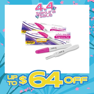 SUREARLY - Early Sign Pregnancy Test Kit 1s