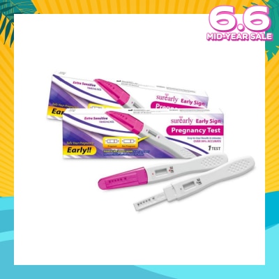 SUREARLY Early Sign Pregnancy Test Kit 1s