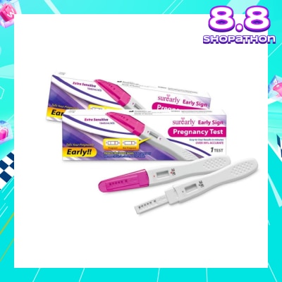 SUREARLY Early Sign Pregnancy Test Kit 1s
