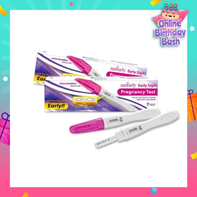 SUREARLY Early Sign Pregnancy Test Kit 1s