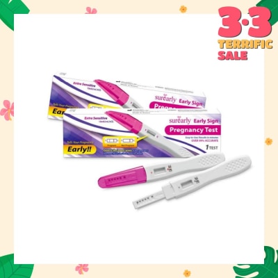 SUREARLY Early Sign Pregnancy Test Kit 1s