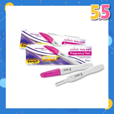 SUREARLY Early Sign Pregnancy Test Kit 1s