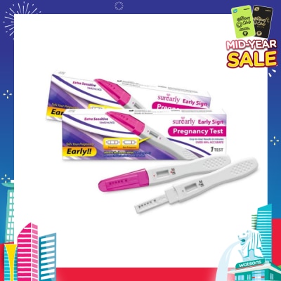SUREARLY Early Sign Pregnancy Test Kit 1s