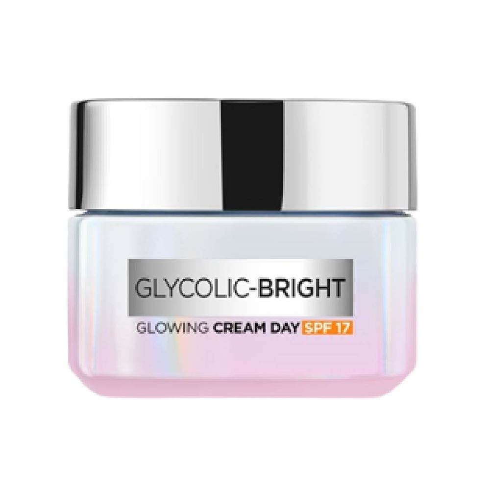 L'oreal Paris Glycolic Bright Glowing Night Cream 50ml (Contains brightening Glycolic Acid)<BR>