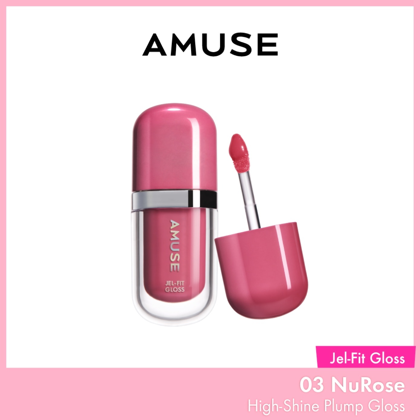 Jel-Fit Lip Gloss #03 NuRose 3.8g
