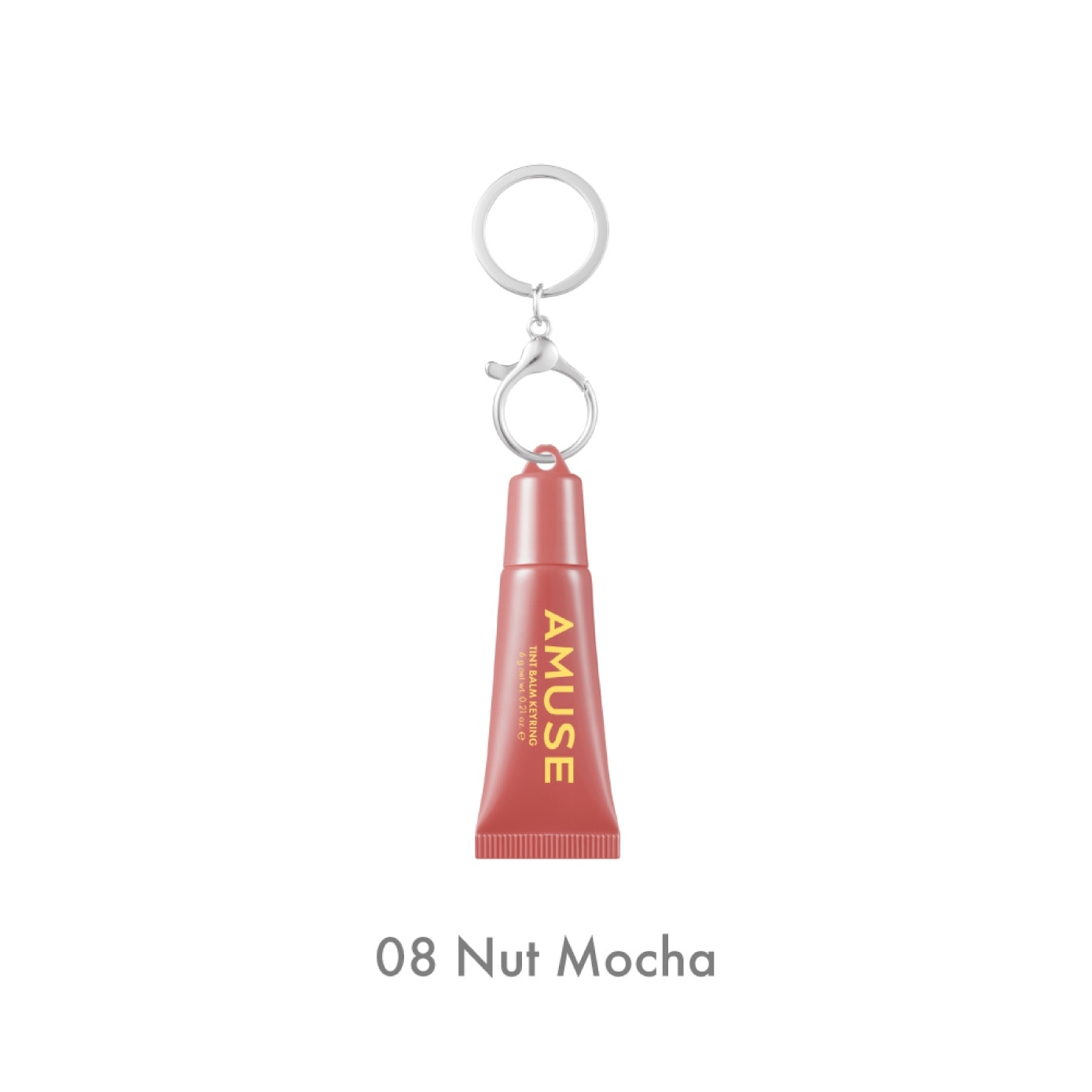 Tint Lip Balm with Keyring #08 Nut Mocha 1s