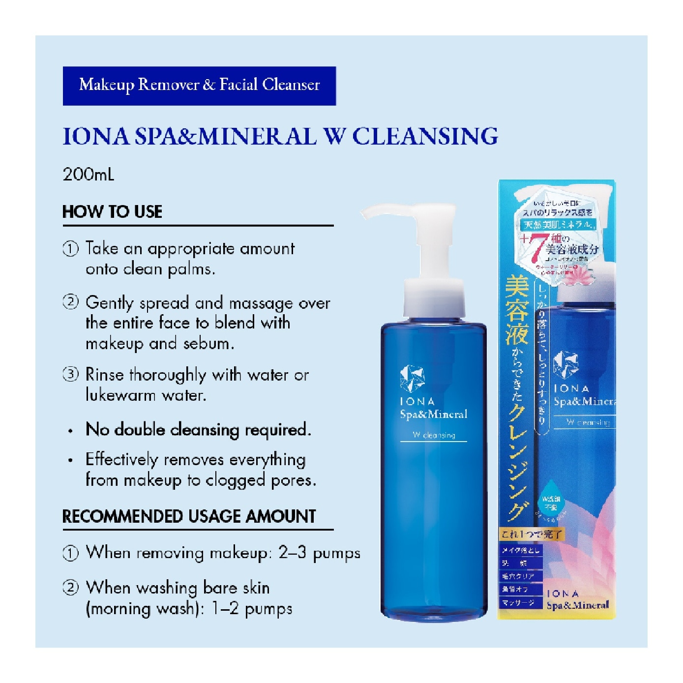 Spa & Mineral W Cleansing 200ml