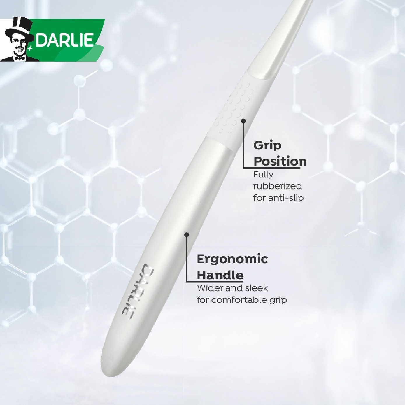 Graphene Comfort Clean Anti-Bacterial Soft and Dense Bristles Toothbrush 2s