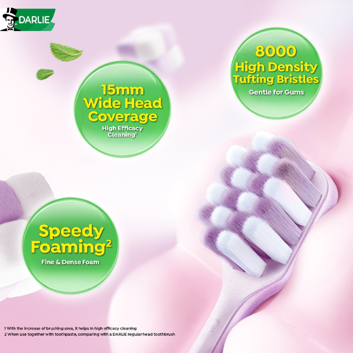 Comfort Extra Soft & Dense Bristles Toothbrush 2s