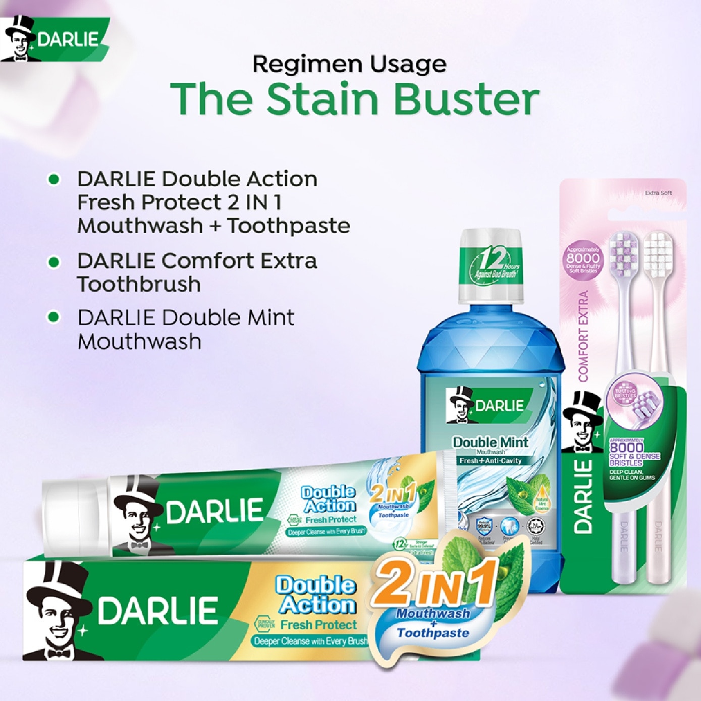 Comfort Extra Soft & Dense Bristles Toothbrush 2s