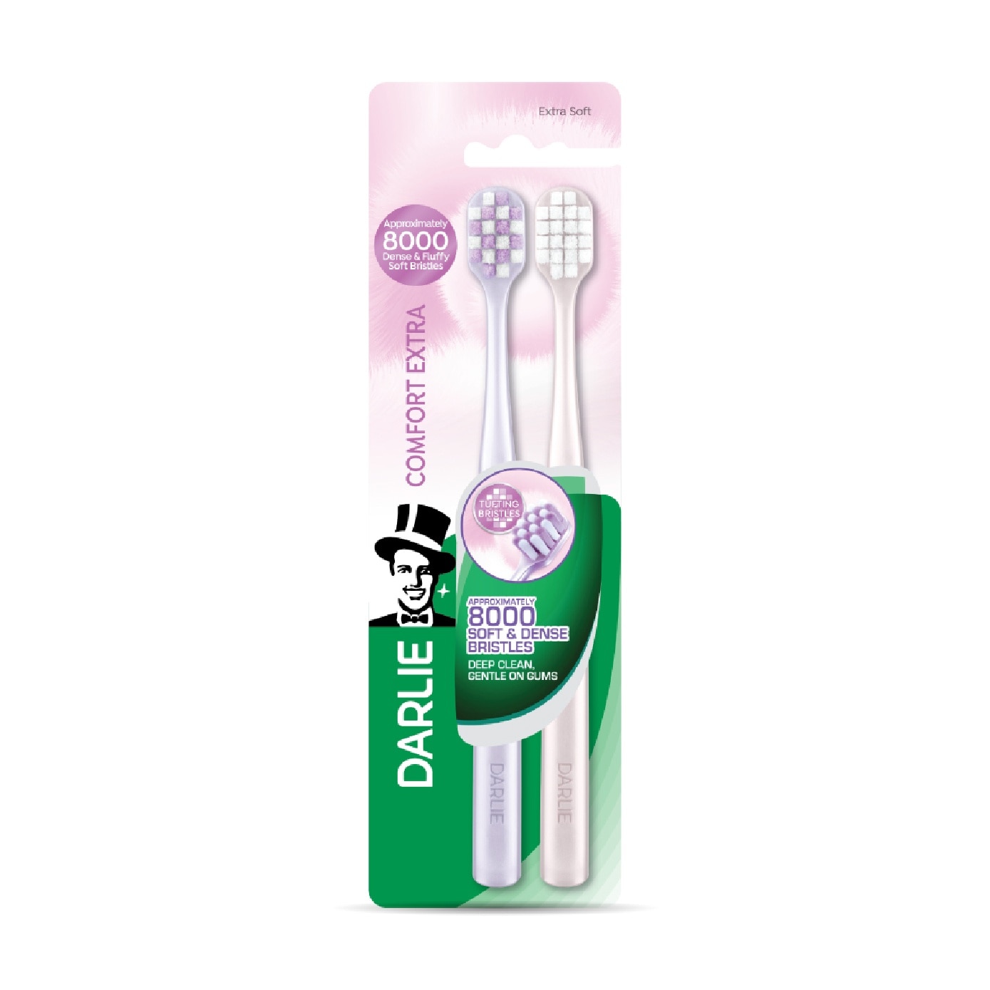 Comfort Extra Soft & Dense Bristles Toothbrush 2s