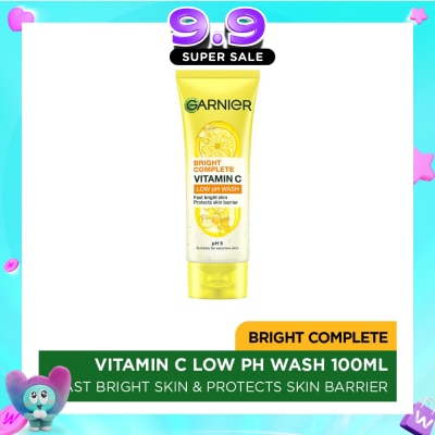 GARNIER - Bright Complete Vitamin C Low Ph Wash 100ml image