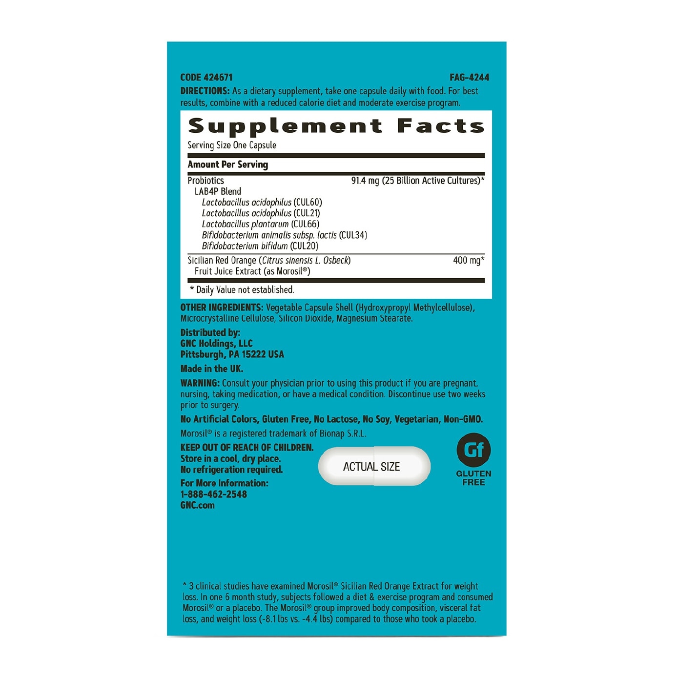 Total Lean Weight Loss Probiotic Capsule 30s