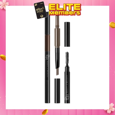 BEAUTY OF MAJESTY 3in1 Triple Edge Eyebrow #03 Choco Brown 0.2g