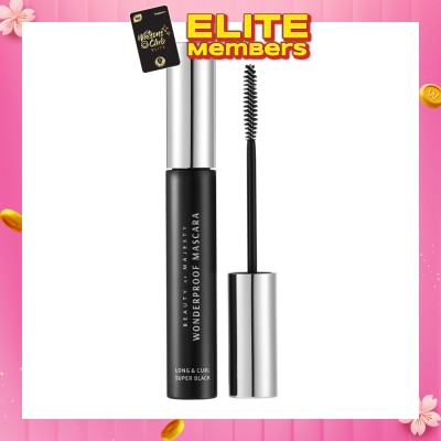 BEAUTY OF MAJESTY Wonderproof Mascara Long & Curl #01 Super Black 8g